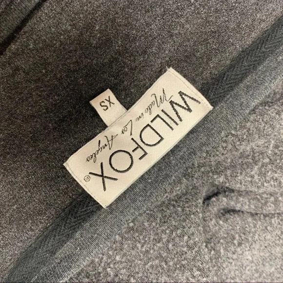 Wildfox Tanfan Gray Baggy Beach Jumper Sweater Size XS - Picture 4 of 9